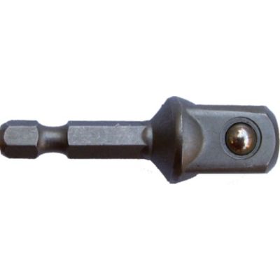 Socket Adaptor 1/2'm Sq X 50mm 1/4'm Hex Shank Bulk